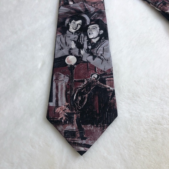 Vintage Singin’ in the Rain 100% Silk Tie - Picture 3 of 7